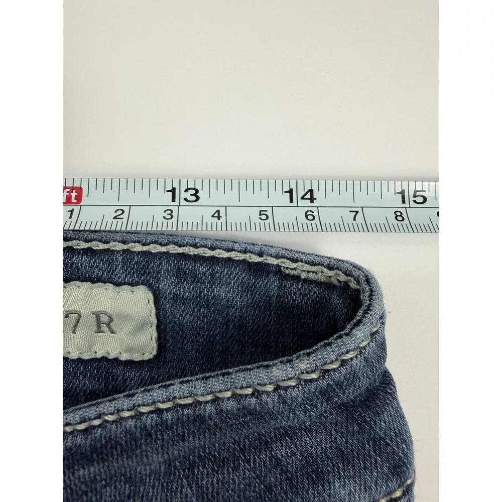 BKE Sabrina Skinny Stretch Jeans Womens 27R Blue Medium Wash Low Rise Denim